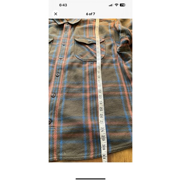 Duluth Trading Untucked Men’s 2XL Relaxed Fit Long Sleeve Flannel Shirt - Picture 6 of 7